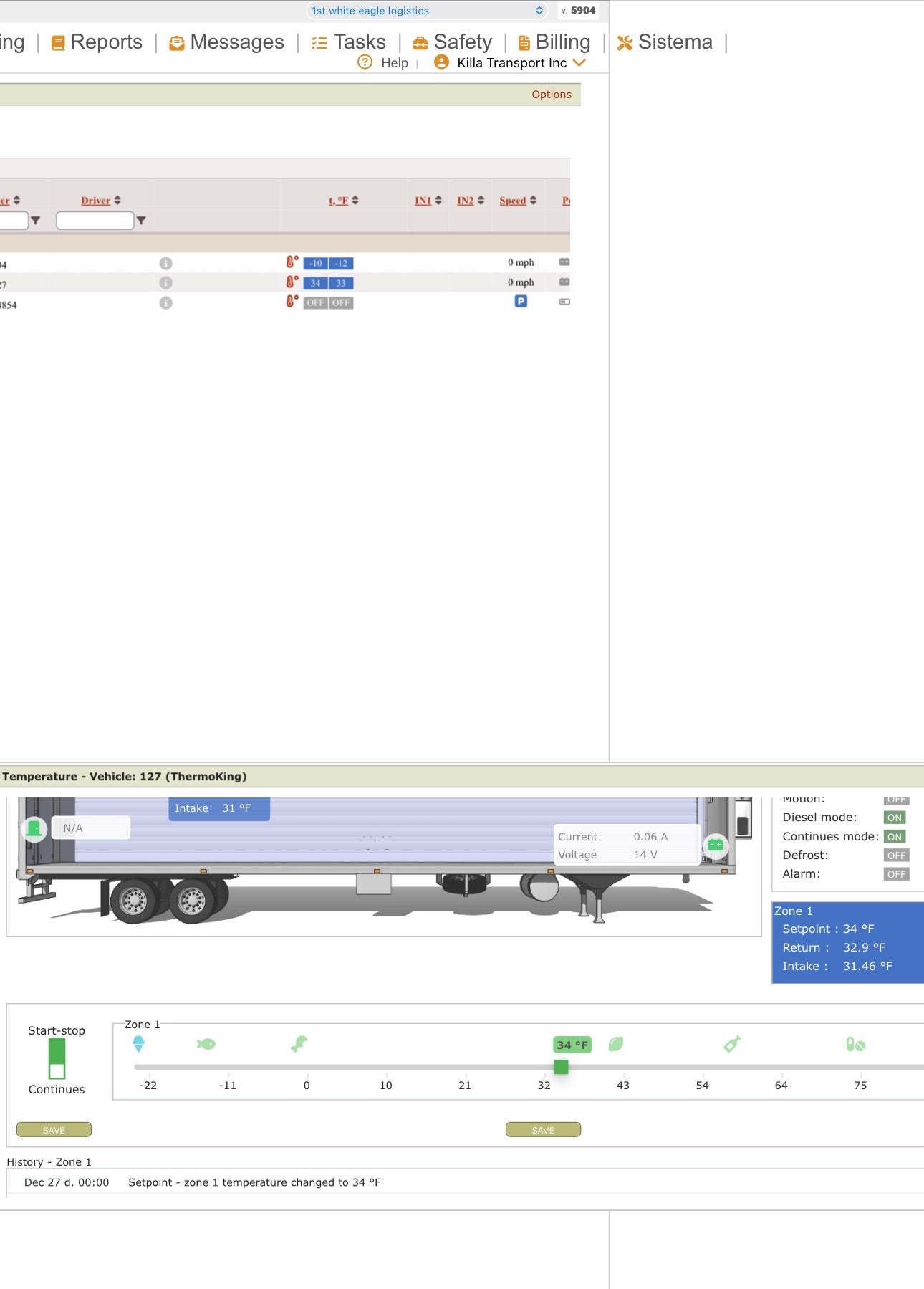 Trackfleet Reefer Temperature Management System – Carrier & ThermoKing Compatible