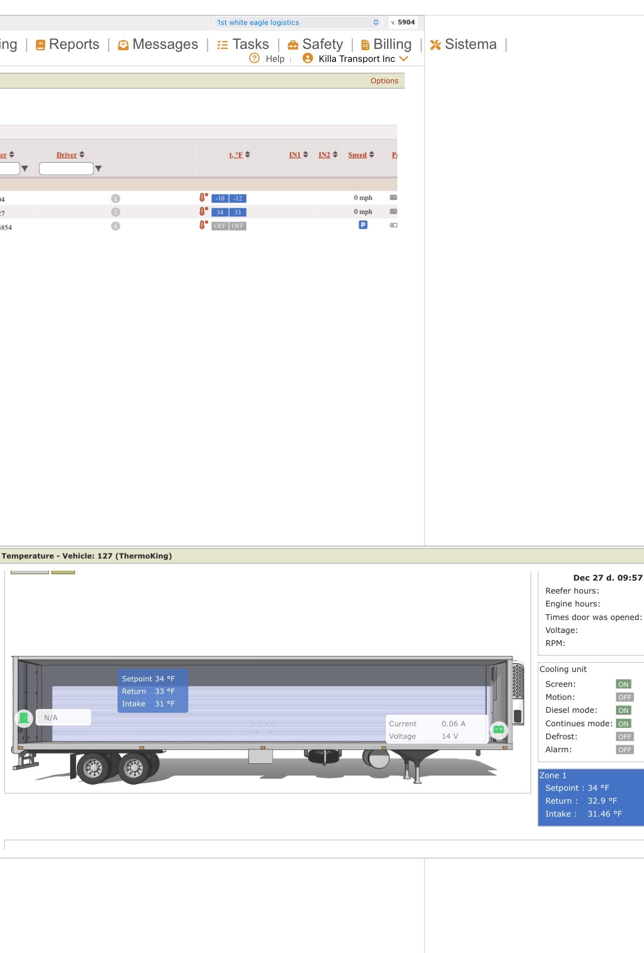 Trackfleet Reefer Temperature Management System – Carrier & ThermoKing Compatible
